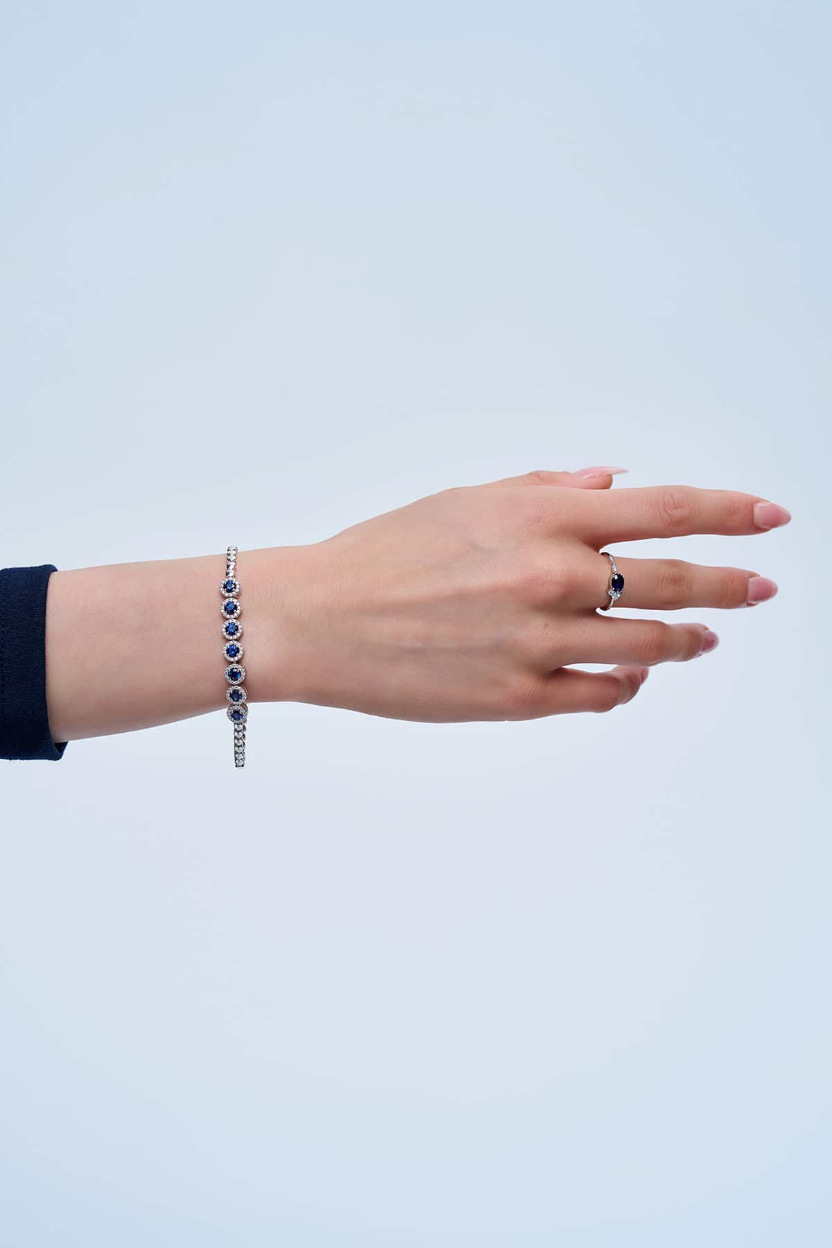 2.02 Karat Safir Pırlanta Bileklik