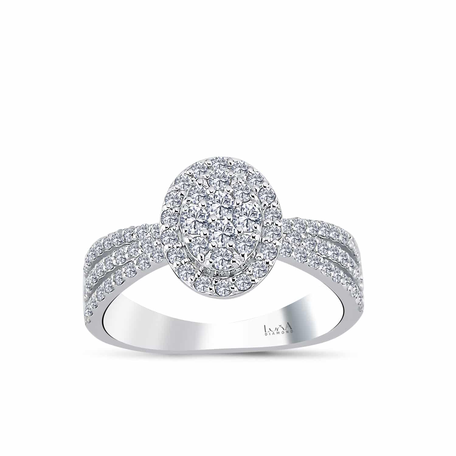 0.83 Karat Tasarım Pırlanta Coronet Yüzük