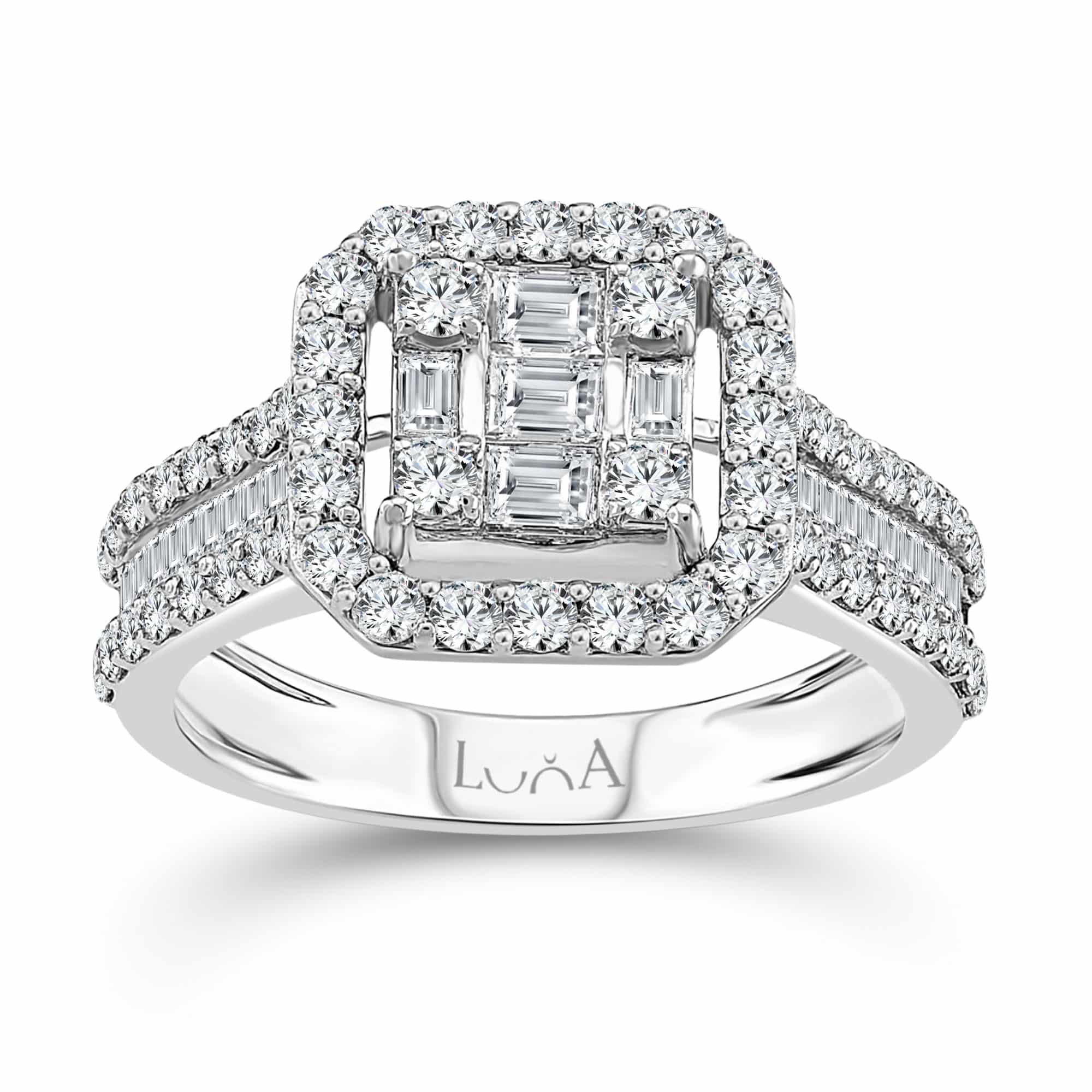 1.30 Karat Baget Pırlanta Yüzük