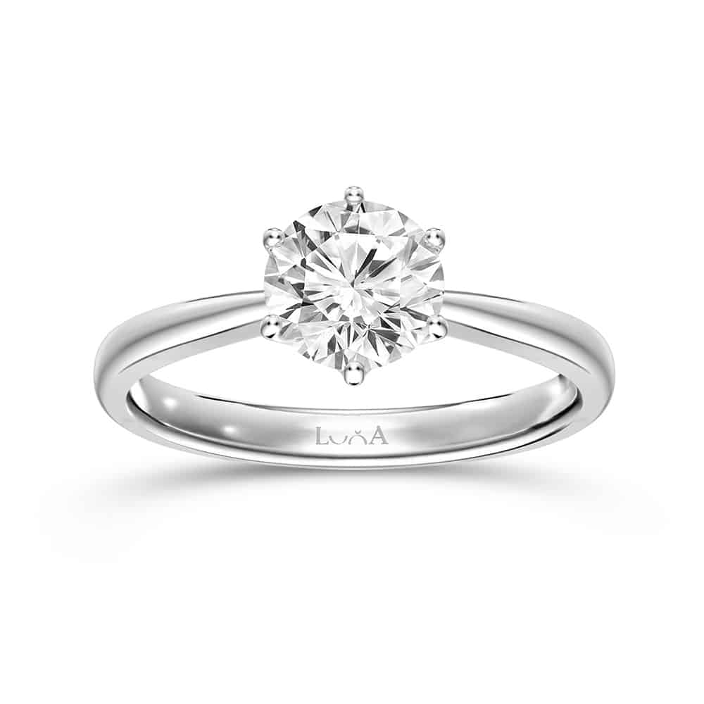 0.90 Karat Tektaş Pırlanta Yüzük