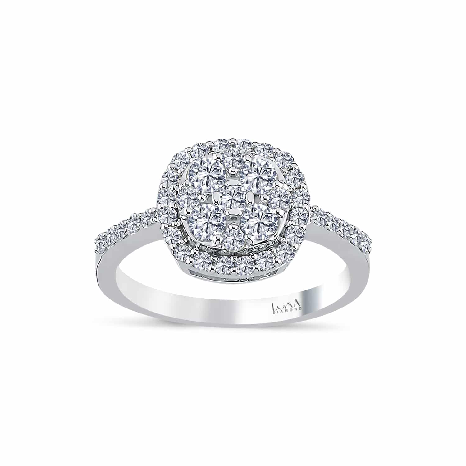 0.74 Karat Tasarım Pırlanta Coronet Yüzük