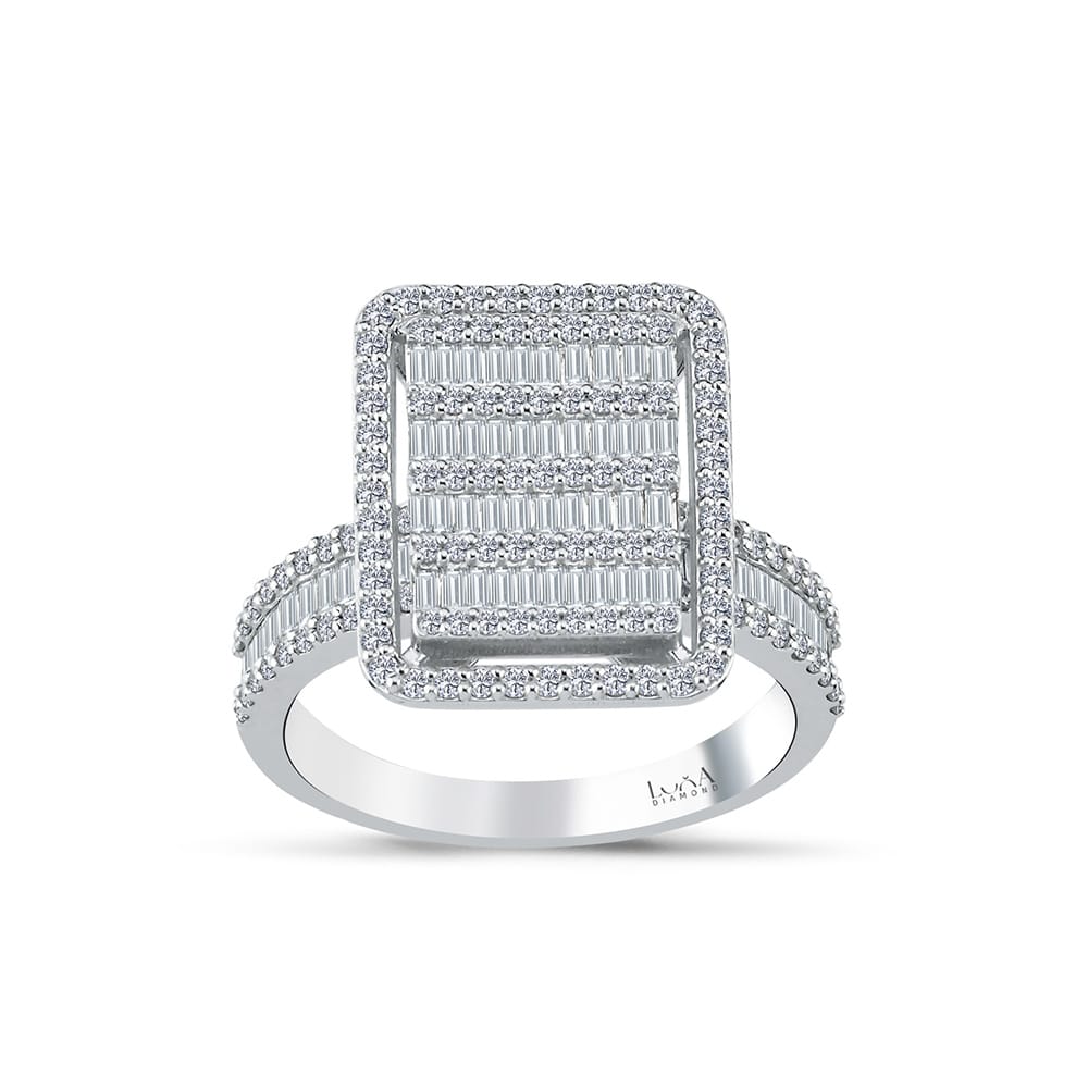 1.09 Karat Baget Pırlanta Yüzük