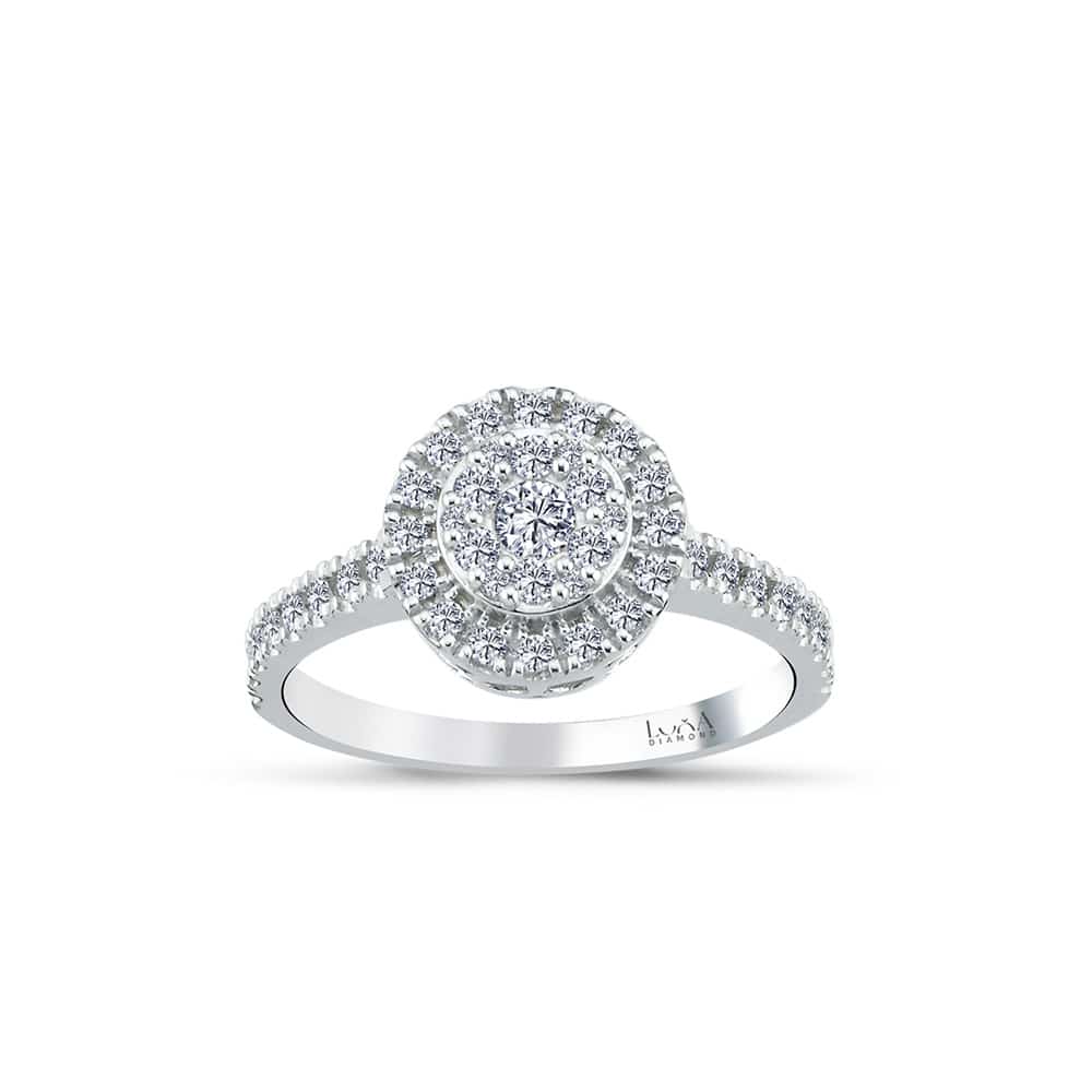 0.71 Karat Tasarım Pırlanta Coronet Yüzük